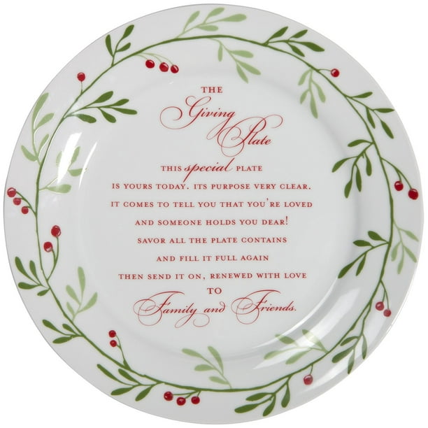HOLIDAY GIVING PLATE, THE GIVING PLATE
