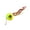 80g-Yellow green, variant on 2. Rubber Skirt Kabura Jigs Head 40g-100g Sliding Barbed Hook Artificial Fishing Lure Baits