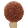 thumbnail image 4 of LUXLUXE Taylor Curly 14 in Long Full Wig Full Cap Wig, Heat Resistant Fibers, Brown with Copper Red, 4 of 7