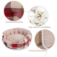 thumbnail image 4 of Lucky Monet Pet Bed Soft Warm Pet Cuddler Reversible Cushion for Dog Cat 23.6x23.6x8.7", 4 of 7