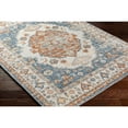 thumbnail image 2 of Artistic Weavers  Sky Blue/Brown 2' x 3'  Machine Washable Rectangle Area Rug, 2 of 3