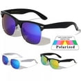 thumbnail image 2 of Retro Vintage Mirror Lens Polarized Sunglasses Mens Half Metal Frame Sunglasses, 2 of 4
