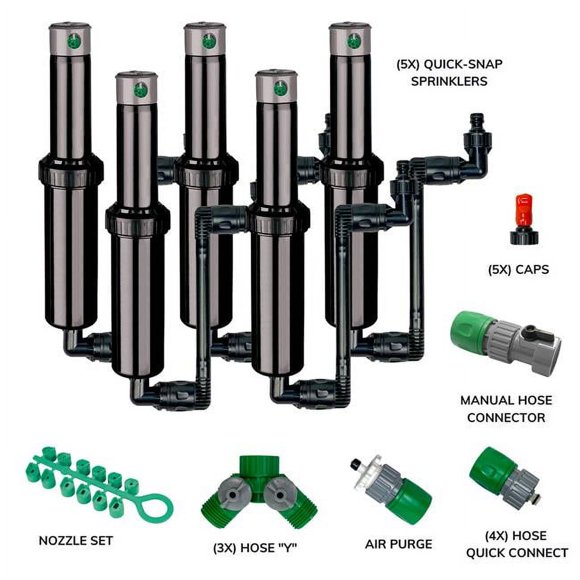Autowater QSK-745 Quick Snap in Ground 5 in. Pop Up Adjustable Sprinkler- Pack of 5