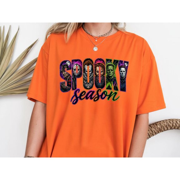 Spooky Season Horror Movie T-Shirt, Halloween Horror Tee, Scary Movie Fan Shirt