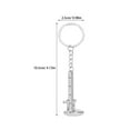 thumbnail image 2 of Zinc Alloy Caliper Keychain with Movable Pendant for Key Holding Silver 2pcs, 2 of 8