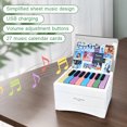 thumbnail image 4 of Mini Calendario Piano Escritorio 15 Teclas BT 2025 Adornos Periféricos Reproducibles Con 27 Tarjetas Musical Regalo para Fanáticos, 4 of 9