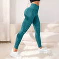 thumbnail image 6 of KDDYLITQ 3D Cellulite-Reducing Leggings Women 3D Compression Stretchy Yoga Pants High Elastic Waisted Tights Workout Gym Tummy Control Leggings Green 2XL, 6 of 7