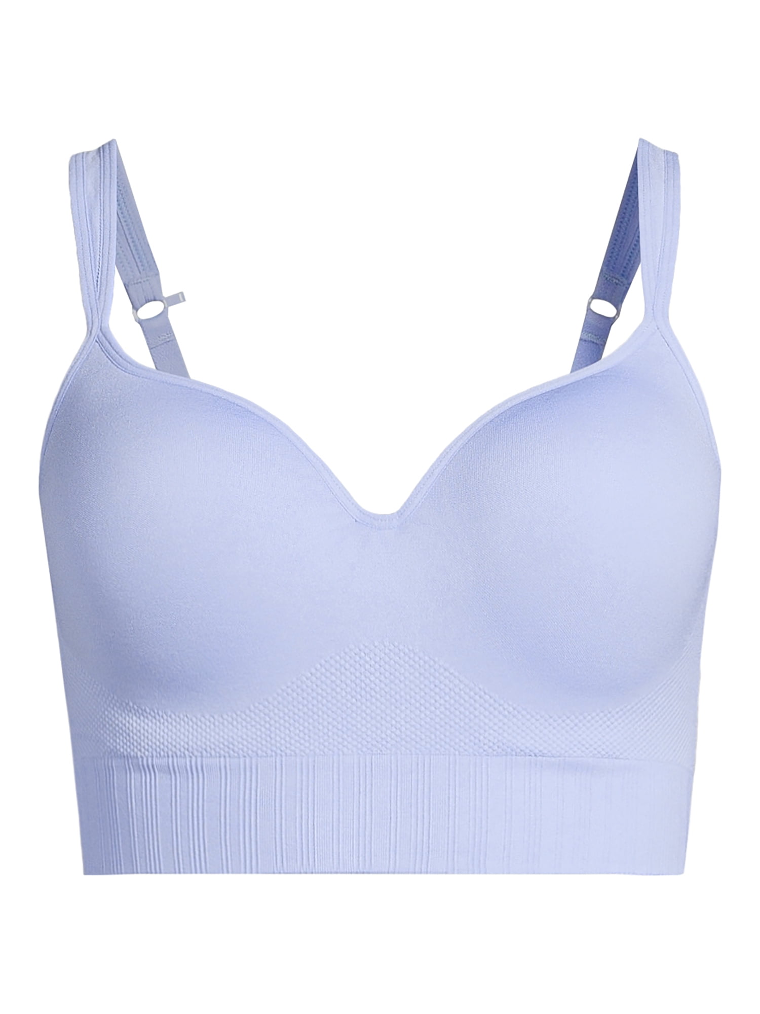 Avia Women's Medium Support Molded Plunge Sports Bra, Sizes S-XXXL