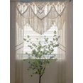 thumbnail image 5 of Boho Curtains Large Macrame Curtain Macrame Wall Hanging Woven Window Curtains Wedding Backdrop Room Divider Bed Headboard, 5 of 6