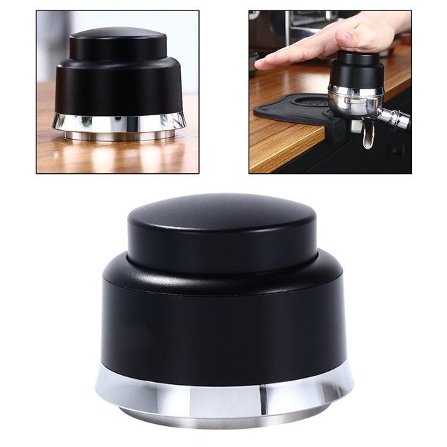 Distribuidor de /Herramienta niveladora de 58mm de , exterior exterior exterior antideslizante de material acero inoxidable de 58mm, de polvo, de oficina Negro BLESIY Prensa de café