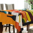 thumbnail image 5 of Yayeee Tablecloths 54" x 72" Rectangle Wrinkle Resistant Party Table Cover, Colorful Cocktails, 5 of 8