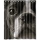 thumbnail image 1 of ABPHQTO Purebred Cute Boston Terrier Cortina de ducha Cortina de ducha impermeable 150x180 cm, 1 of 2