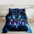 thumbnail image 2 of Manfei Bohemian Feather Dreamcatcher Bedding Comforter Set 2pcs for Boys Girls,Flying Butterflies Twin Comforter Sets Microfiber,Abstract Gradient Breathable Bedding Set,Luxury Bedroom Decor, 2 of 8