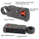 thumbnail image 4 of Coax Cable Crimper Kit Tool for RG6 RG59, Coaxial Compression Tool Kit with 15Pcs F RG6 RG59 Connec, 4 of 5