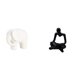 thumbnail image 1 of Figura de elefante,Figura decorativa de elefante estilo Feng Shui para el hogar,Figura del pensador abstracto,Estatua de Pensador Abstracto,Arte,Decoración para el Hogar,Figura humana, 1 of 7