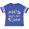 thumbnail image 3 of Inktastic Gigis Girl Bright Flowers Girls Toddler T-Shirt, 3 of 5