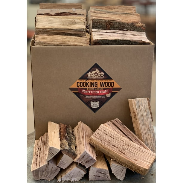 Smoak Firewood's Cooking Wood Mini Logs (8inch pieces 6070lbs) Red