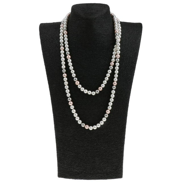 Collar de Perlas Naturales Salvador Agua Dulce para Mujeres y Niñas