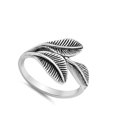thumbnail image 4 of Leaf Branch Popular Ring .925 Sterling Silver Band Jewelry Female Male Unisex Size 7, 4 of 4
