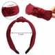 thumbnail image 4 of Banda para el cabello de satén retro, accesorios para el cabello de mujer, banda para el cabello con presión anudada, banda para el cabello, accesorios para la cabeza con horquilla simple,, 4 of 6