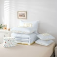 thumbnail image 6 of Feelyou Kawaii Letter B Twin Bedding Sets 7-Piece, Fashion Sequin Print Bedding Comforter Set, Teens Kids Boys Girls Reversible Sheet Sets, Microfiber Bedroom Decor, 6 of 8