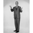 thumbnail image 2 of Studio portrait of businessman gesturing Poster Print (24 x 36), 2 of 4