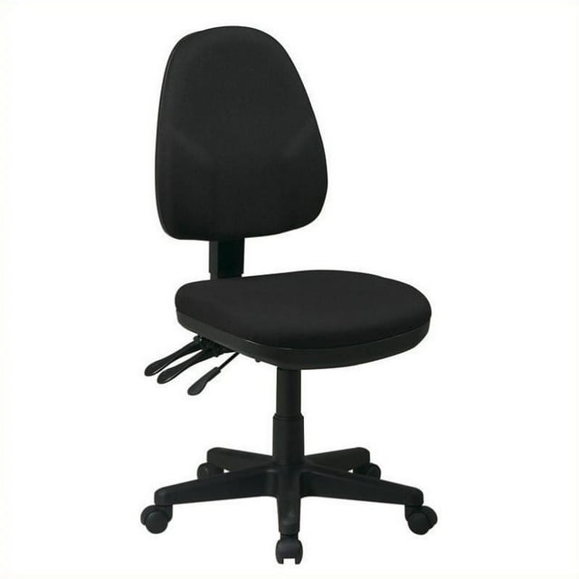 Scranton & Co Dual Function Ergonomic Office Chair in Black