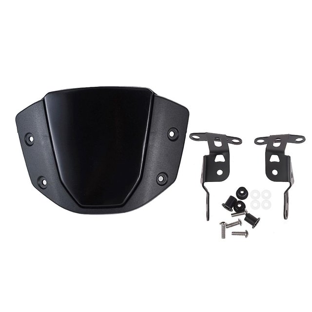 Parabrisas de motocicleta para CB650R 2019-2021 CB1000R 2018-2021, negro CB1000R