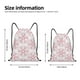 thumbnail image 2 of Fotbe Christmas Snowflakes Bolsa Mochila con Cordón Estampada, Bolsa de Gimnasio Deportiva, Bolsa Cinch, Bolsa con Cordón para Hombres y Mujeres-Medium, 2 of 6