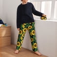 thumbnail image 5 of Yiaed Sunflower 1 Print Teenagers' Lounge Pants, Loose PJ Bottoms, Long Pajama Pants for Men-Small, 5 of 6