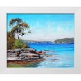 thumbnail image 1 of Gercken, Graham 31x26 White Modern Wood Framed Museum Art Print Titled - Sydney Harbour Beach, 1 of 4