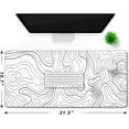 thumbnail image 5 of Large Mouse Pad, Desk Mat Office Desk Pad Gaming Mouse Pad with Stitched Edges,  Mousepad with Non-Slip Waterproof Rubber Base for PC Laptop Desk Home Office Accessories,, 5 of 7