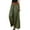 Green, variant on PMVFHDE Women's Plus Size Wide Leg Pants High Waist Solid Color Relaxed Fit Comfortable Casual Everyday Trousers Navy，One Size
