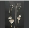 thumbnail image 3 of K-KED Vintage Women 925 Silver Leaves Ear Hook Earrings Wedding Drop Dangle Jewelry-Style 2, 3 of 6