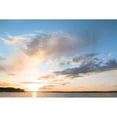 thumbnail image 3 of Deiter, Lori 14x11 Black Modern Framed Museum Art Print Titled - Bayside Sunset I, 3 of 5
