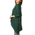 thumbnail image 5 of Allegra K Women's Long Sleeves Handkerchief Hem Open Front Cardigan, 5 of 7