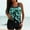 Green, variant on Holiday Deals! Borniu Swimsuit Clearance! Womens Swimsuits Conservative Print Strappy Back Set Two Piece Swimsuits Swimdress