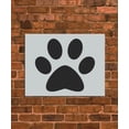 thumbnail image 2 of Puppy Paw Stencil, 2 of 2