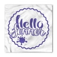 thumbnail image 1 of Hello Summer Bandana, Hello Summer Season Circle, Unisex Head and Neck Tie, by Ambesonne, 1 of 2