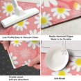 thumbnail image 3 of Pink Daisy Flower Yellow Centers Pattern Kitchen Rug Mat,Kitchen Runner Rugs Non Skid Washable,Decorative Kitchen Floor Mats for Kitchen,Sink,Laundry,17"X47", 3 of 5