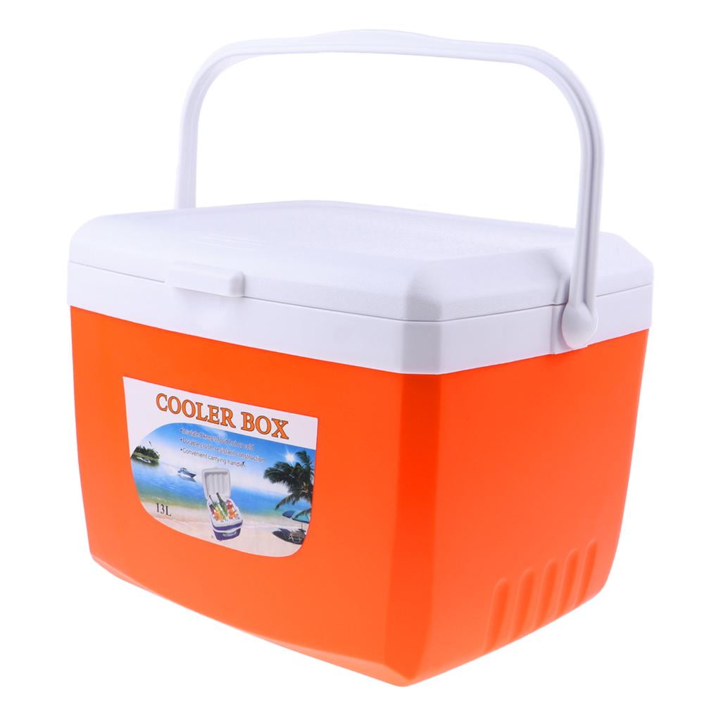 5L 13L Outdoor Camping Ice Chest Box With Handle 3 Colors , 13L orange