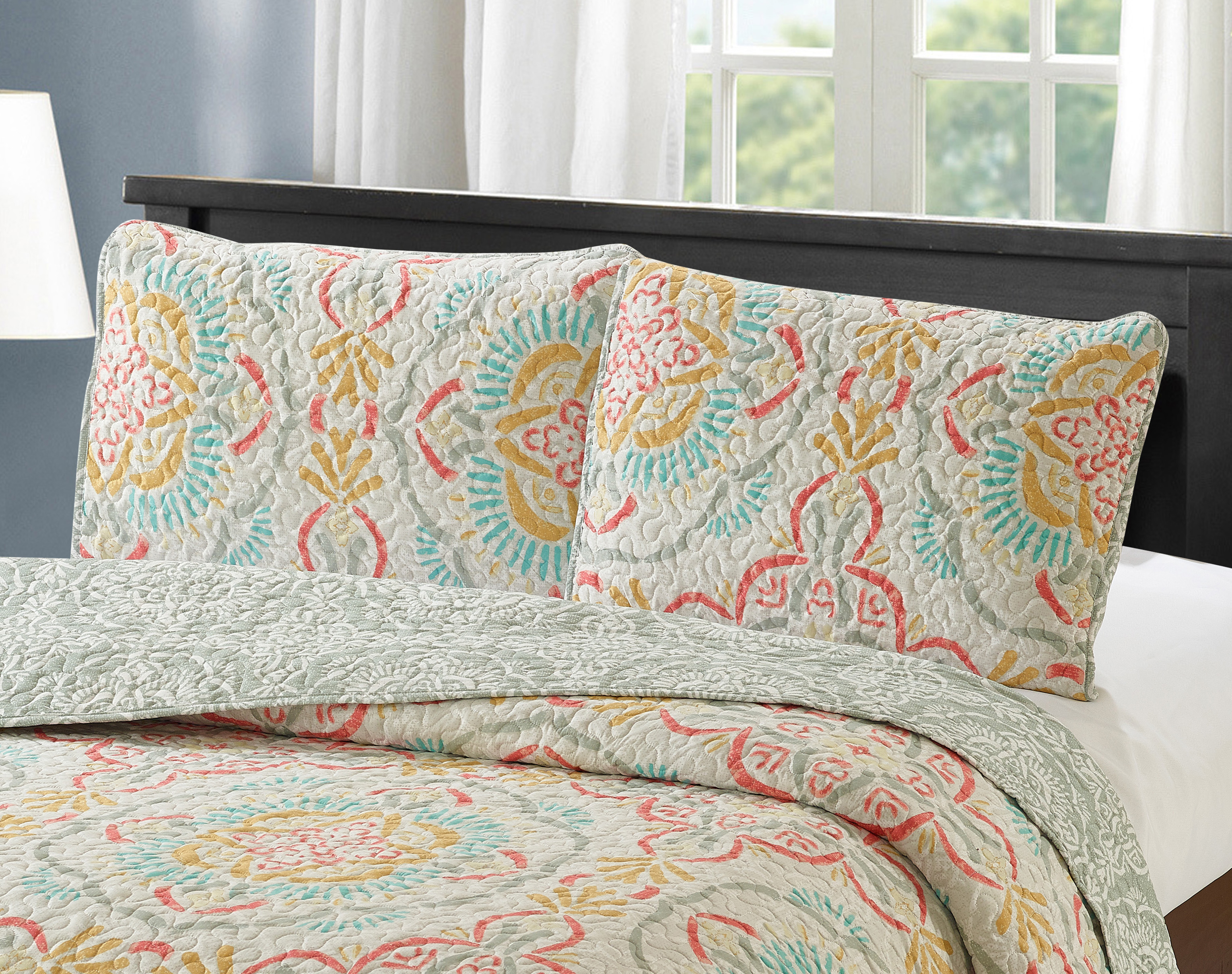 Regina Reversible 3-piece Quilt Set Full/Queen