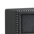 thumbnail image 5 of Benzara Cale 6-Drawer Upholstered Modern Wood & Velvet Nightstand in Dark Gray, 5 of 5