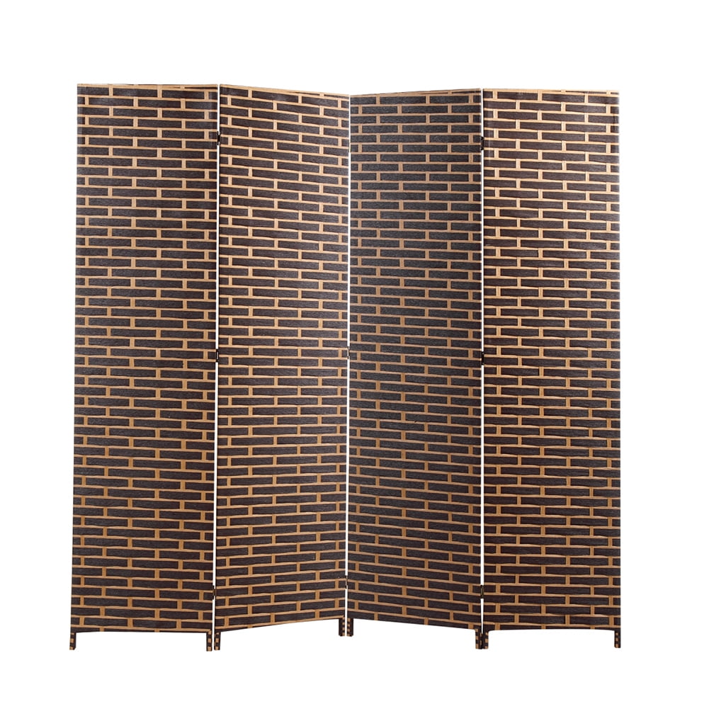 kadyn-4-panel-folding-weave-fiber-room-divider-portable-privacy-room-screen-for-home-office