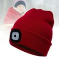 thumbnail image 6 of Viworld Unisex LED Beanie Hat, Washable Knitted Warm Headlamp Cap for Winter Outdoor Christmas Gifts, 6 of 9