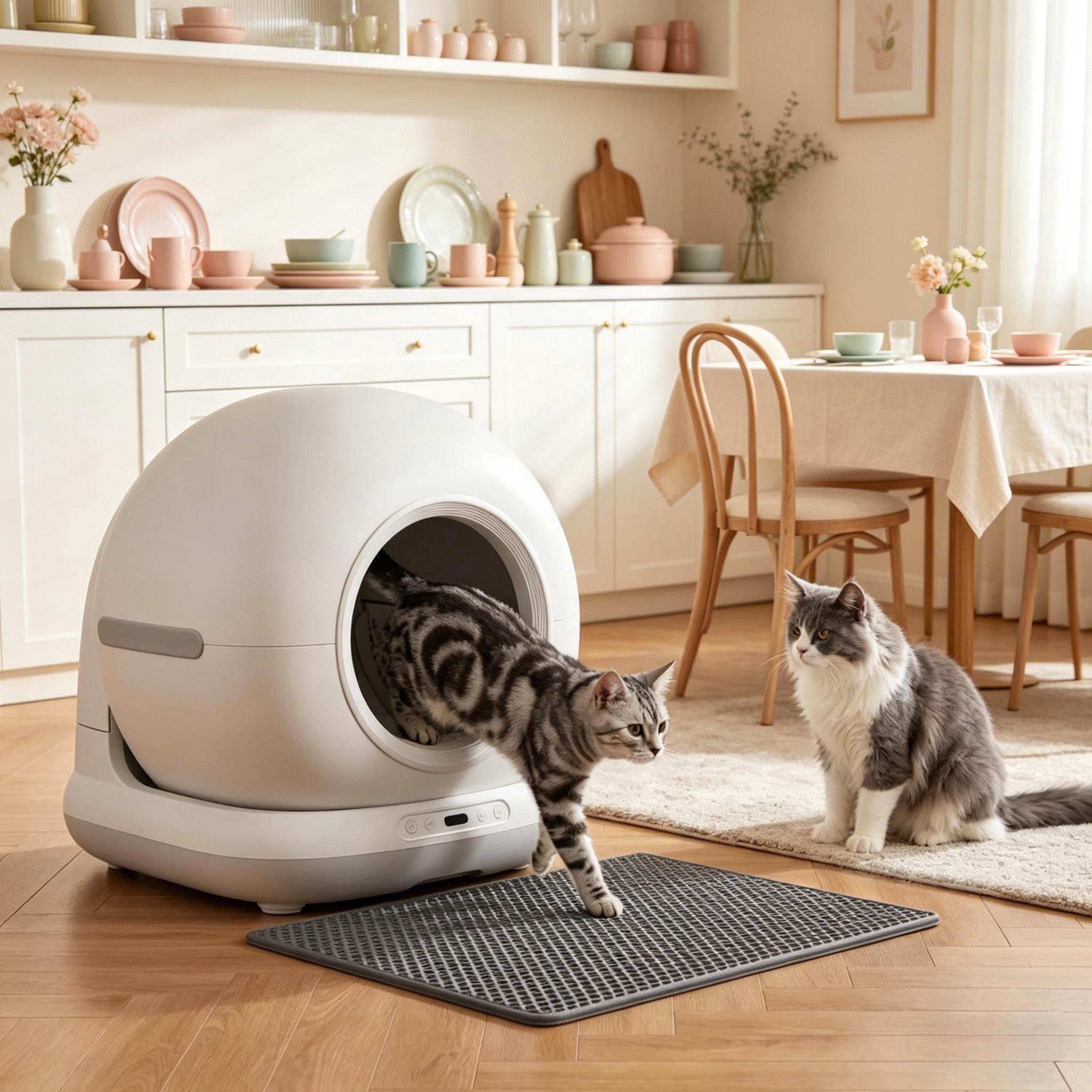 Handy Auto Litter Box,Self Cleaning Litter Box,Automatic Litter Box,