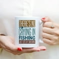 thumbnail image 3 of Custom Mugs There's No Crying in Fishing Hookers Hobby Fisherman Funny Mens Gifts Santa Christmas Presents Ceramic Coffee 11oz 15oz Mug, 3 of 7