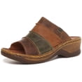 thumbnail image 6 of Josef Seibel Catalonia 64 Women's Leather Open Toe Mule Sandal In Brown Size 8.5, 6 of 6