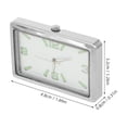 thumbnail image 2 of SHISUYAN Car Clock Stick On Clock Auto Dashboard Clock Luminous Car Clock Car Interior Clock, 2 of 8