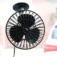 thumbnail image 2 of 4-Inch Car Fan Single Head Strong Wind Energy Saving Dashboard USB Air Cooling Fan for Car-Black, 2 of 8